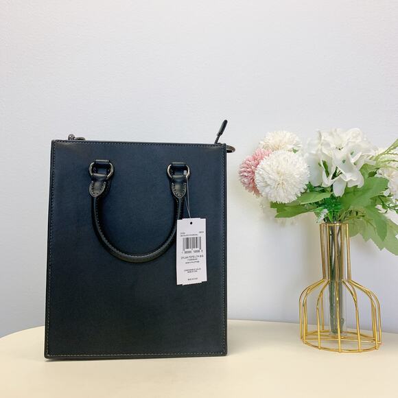 Coach CP050 Dylan Tote Bag In Colorblock Signature Canvas IN Charcoal - Picture 3 of 10